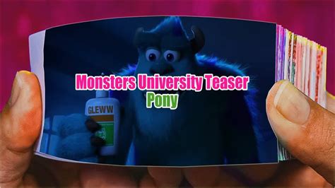 Monsters University Teaser Pony Youtube