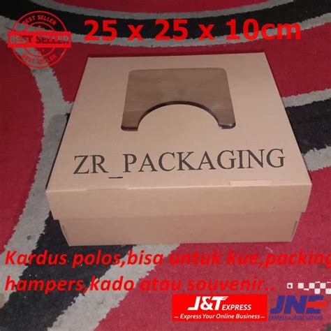 Jual Kardus Puding X X Kotak Cake Tart Kotak Kue Kardus Packaging