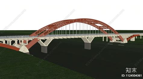 现代公路大桥su模型下载【id1124504361】知末su模型网