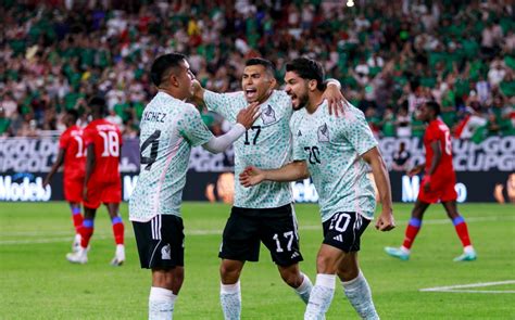 Selección mexicana vence a Haití en segundo juego de Copa Oro 2023