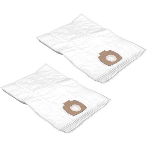 Vhbw 10 Microfleece Dust Bags Compatible With Metabo 30 LPC ASA 25