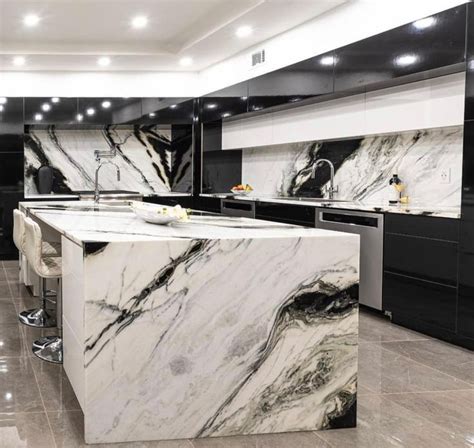 Panda Marble By Allure Natural Stone Dream Kitchens Design Kitchen