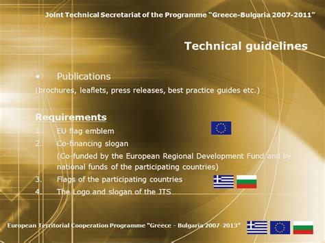 Information Publicity Guidelines Joint Technical Secretariat Of The