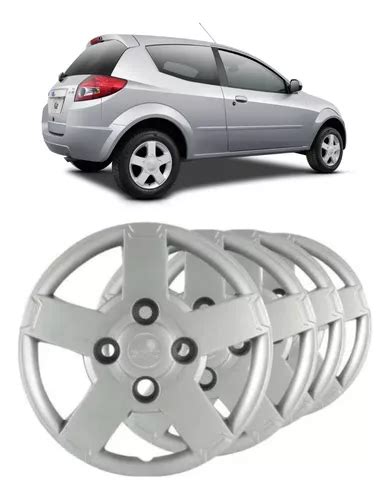 Calotas Grid Ford Ka 2008 A 2012 Aro 13 Jg 4 Pçs Parcelamento sem