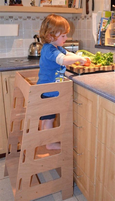 Kitchen Helper Tower Australian Made Montessori kitchen | Etsy Diy Kids ...