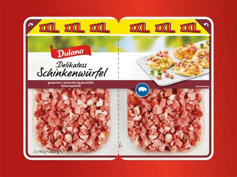 Dulano Delikatess Schinkenw Rfel Xxl Von Lidl Ansehen