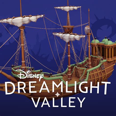 Artstation Prince Erics Ship Disney Dreamlight Valley