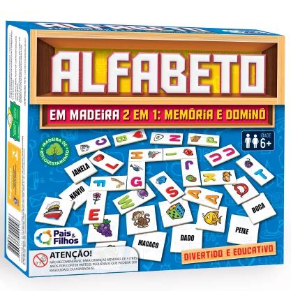 Brinquedo Jogo Divertido Educativo Pedagógico Didático 2 em 1 Memória e