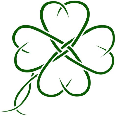 Celtic Shamrock Clipart Best