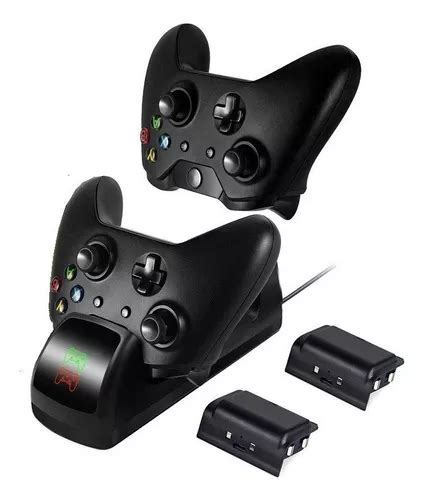 Cargador Doble Para Control Xbox One Carga R Pida Cuotas Sin Inter S