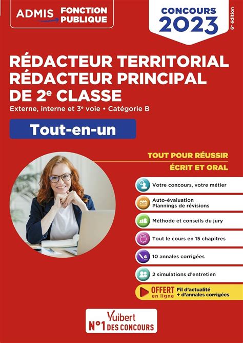 Amazon fr Concours Rédacteur territorial et Rédacteur principal de 2e