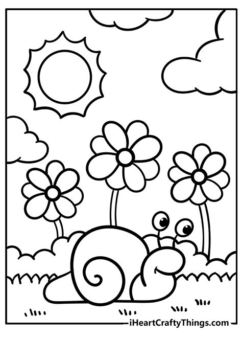 Kindergarten Coloring Page