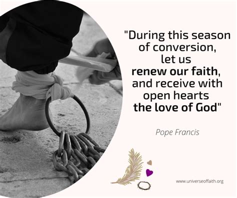 Top Pope Francis Lent Quotes Universe Of Faith