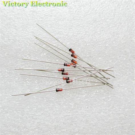 100PCS 1n4744 IN4744 1N4744A 4744 DO 41 Zener Diode 1W 15V Diode Diodes