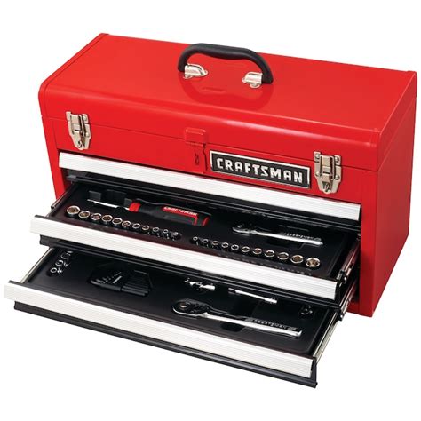 Craftsman 104 Piece Standard Sae Polished Chrome Mechanics Tool Set