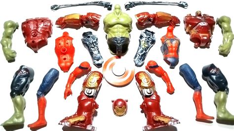 Merakit Mainan Hulk Smash Spider Man Sirenhead Hulk Buster Youtube