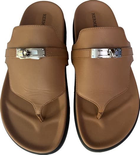 Hermes Empire Leather Sandal Shopstyle