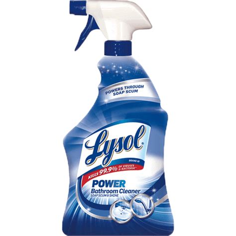 Lysol Power Bathroom Foamer Atlantic Fresh Scent 32 Oz All Purpose