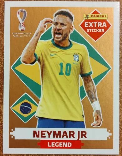 Figurita Qatar 2022 Extra Sticker Legend Neymar Bronce En Venta En