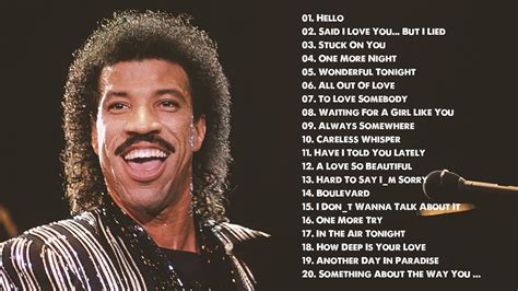 Lionel Richie Phil Collins Air Supply Bee Gees Chicago Rod Stewart Best Soft Rock 70s 80s