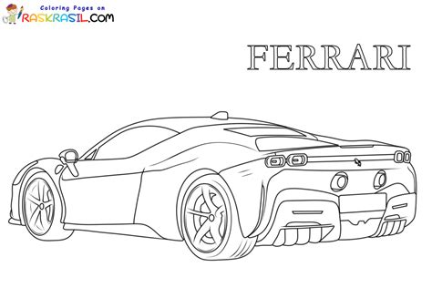 Disegni Di Ferrari Da Colorare