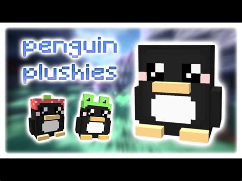 Penguin Plushies Addon — Mcbe Pe Minecraft Mod