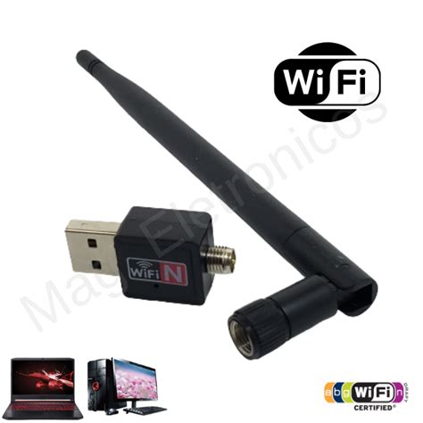 Adaptador Receptor Antena Wifi Usb Wireless Para Pc E Notebook Artofit