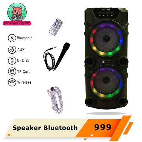 Jual JEREMYSHOP777 Speaker Bluetooth KIMISO BRAIN POWER MKC 999 FREE