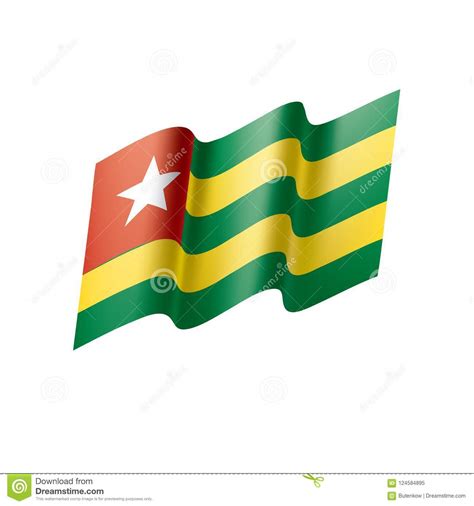 Bandera De Togo Ejemplo Del Vector Stock De Ilustraci N Ilustraci N