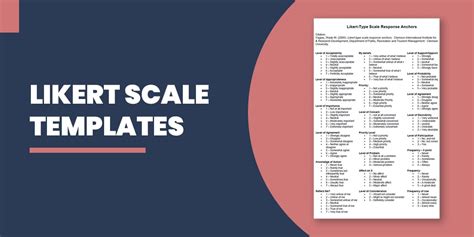 27 Free Likert Scale Templates Examples [word Excel Ppt] 52 Off