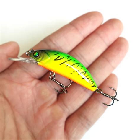 Se Uelo De Pesca De G Mm Minnow Flotante Mini Cebo Duro Para