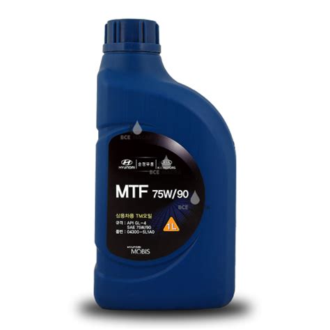 Купить трансмиссионное масло Hyundai MTF 75W-90 GL-4 в СПб