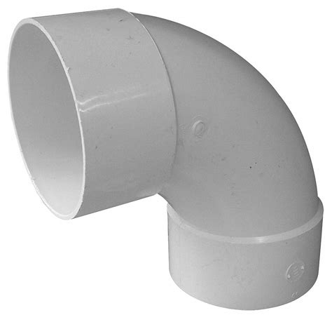 Genova Pvc Sanitary Elbow 90 Degrees Hub 6 In Pipe Size Pipe