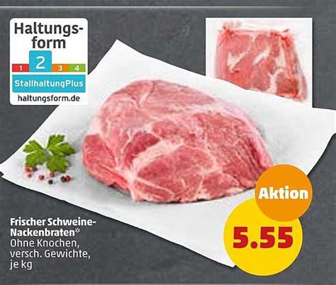 Frischer Schweine Nackenbraten Angebot Bei Penny Prospekte De