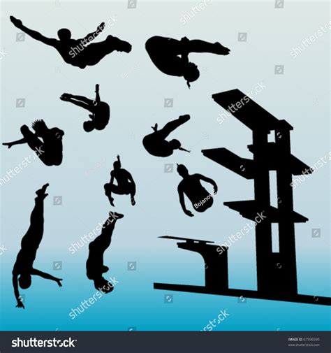 Diving Collection Vector Stock Vector (Royalty Free) 67596595 ...