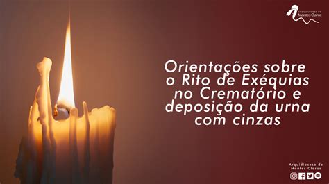 Comunicado Orientações sobre o Rito de Exéquias no Crematório e