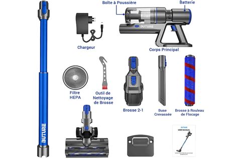 Buture JR 200 Avis Aspirateur Sans Fil Puissant Pas Cher