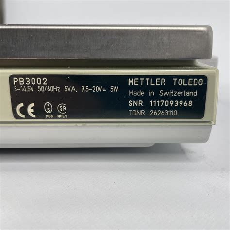 Top Pan Balance Mettler Toledo PB3002 Salford Scientific Supplies