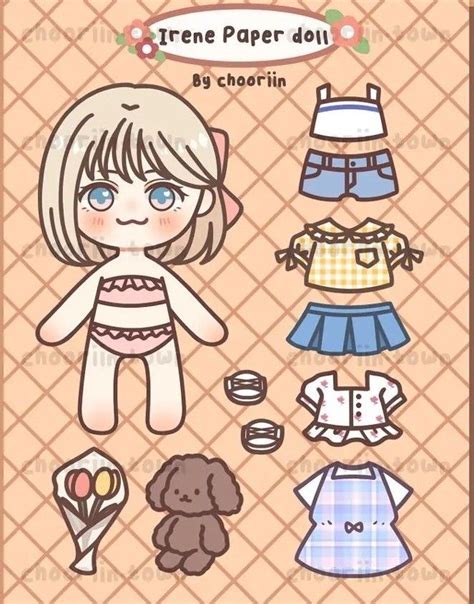 Pin By Patricia Cheryn Wijaya On Nothing Paper Doll Template Paper