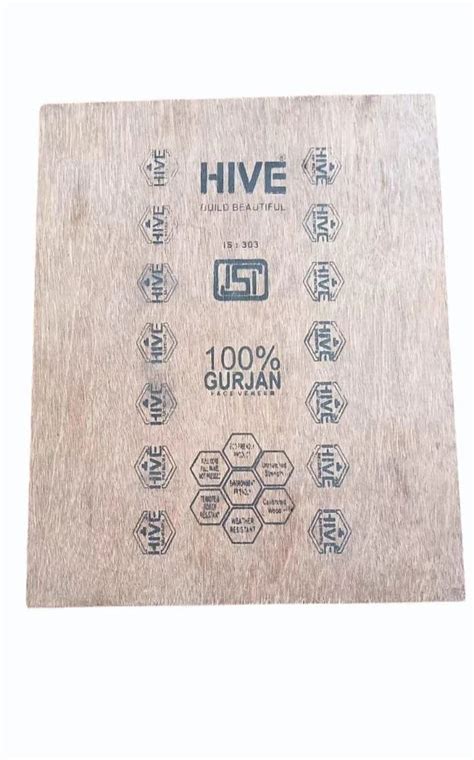 Hive Brown Gurjan Face Veneer Plywood For Furniture Thickness Inch