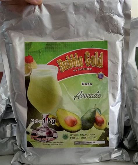 Jual Kemasan Kg Bubble Gold Avocado Serbuk Minuman Rasa Alpokat Di