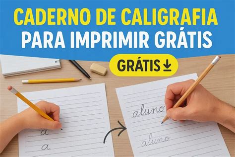 Caderno De Caligrafia Para Imprimir