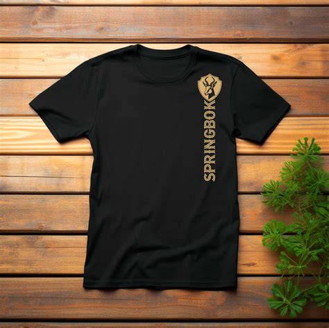 Springbok Men S T Shirt Black Salt Culture