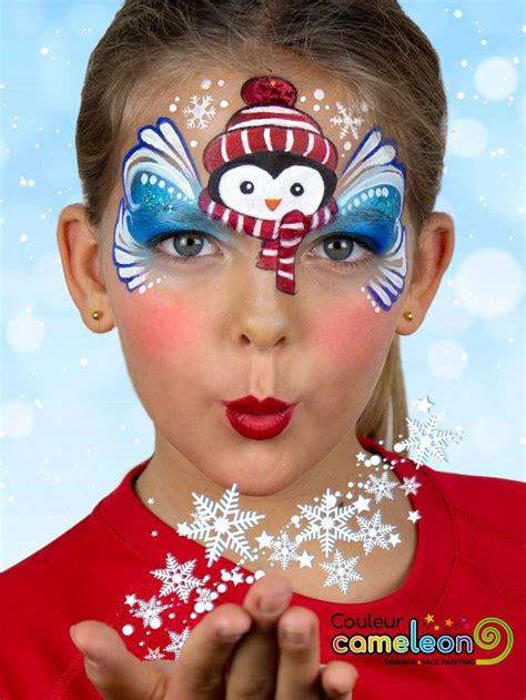 Pin By Noelle Dahlen On FacePainting Christmas Face Painting Girl