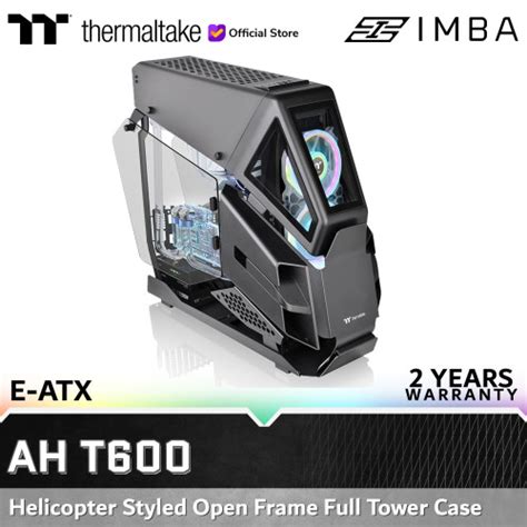 Promo ThermalTake AH T600 Full Tower Chassis ATX Black Snow