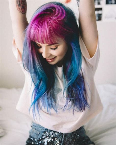 Edgy Hair Color Vivid Hair Color Hair Dye Colors Hair Inspo Color