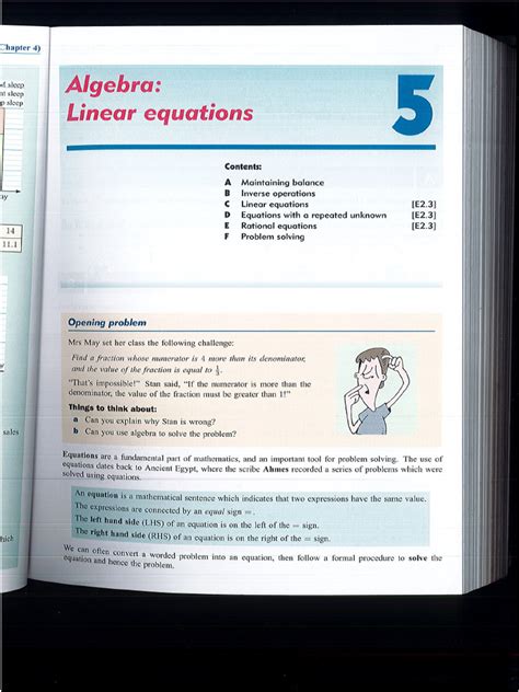 5 Linear Equations Pdf