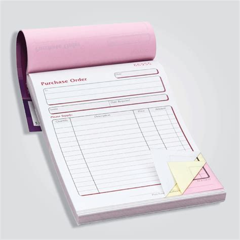 3 Part Ncr Pads Invoice Receipt Order Delivery Note Pads