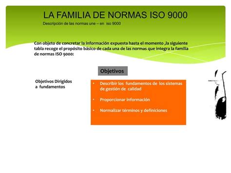 La Familia De Normas Iso 9000 Entregar PPT