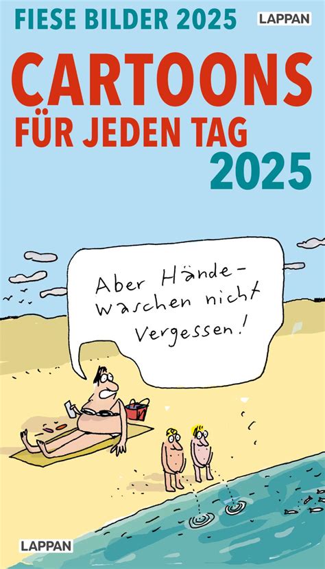 Fiese Bilder Cartoons für jeden Tag 2025 Tageskalender